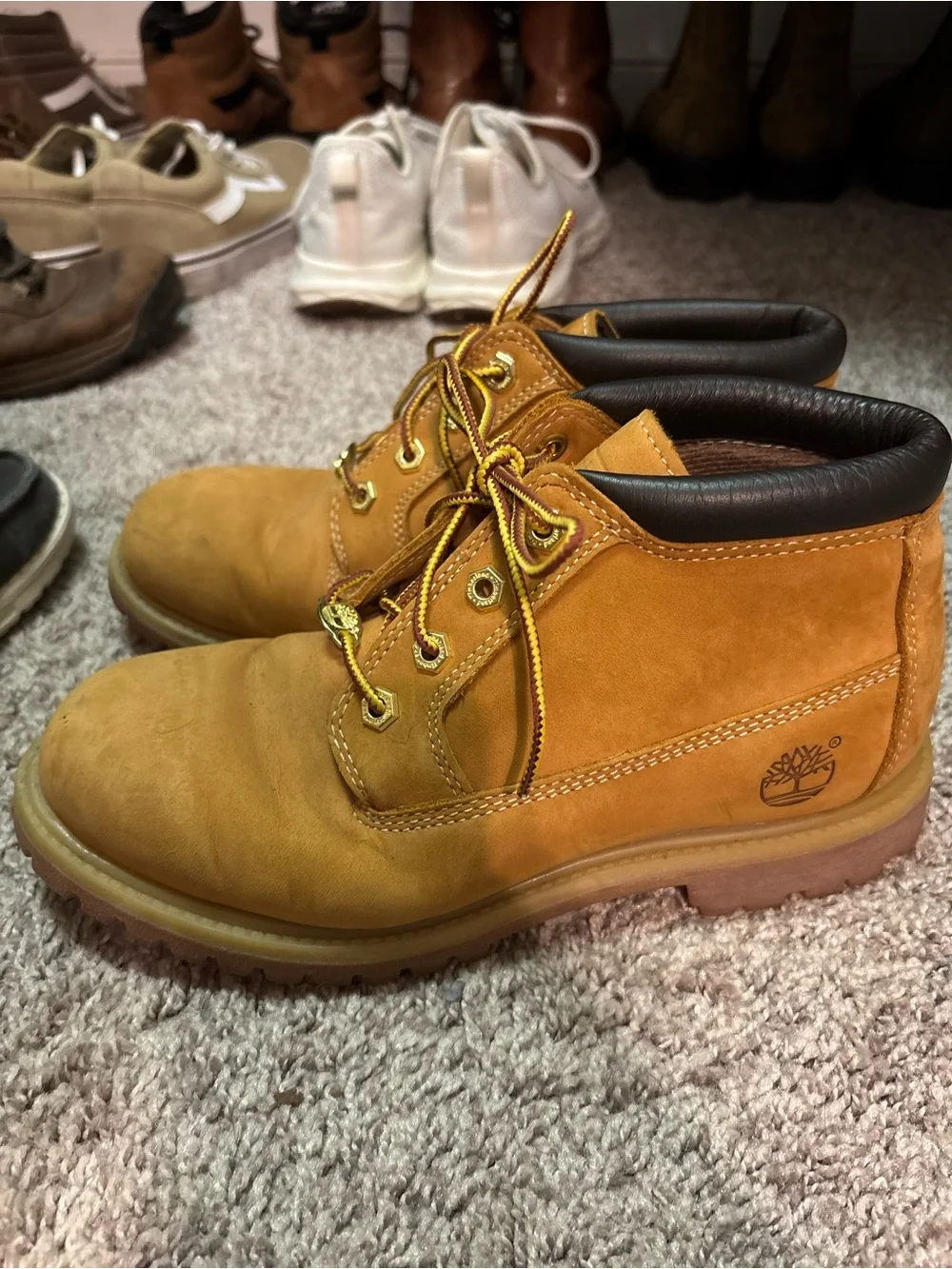 Women’s Wheat Timberland Boots - Durable Leather Ankle Boots